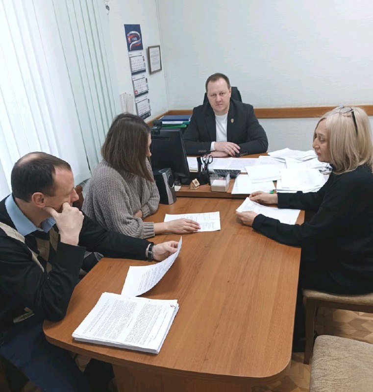 Рабочая встреча с руководителем управления имущественных и земельных отношений администрации Мостовского района